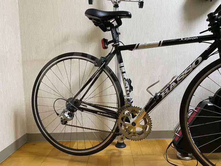 HMA-1 後輪が少し浮くくらいの位置で取り付けると作業しやすい